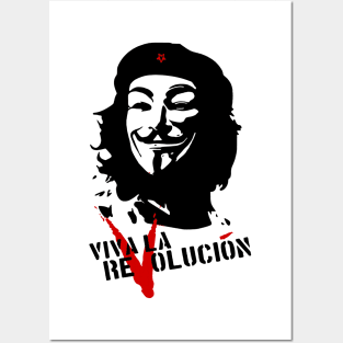 che guevara for vendetta Posters and Art